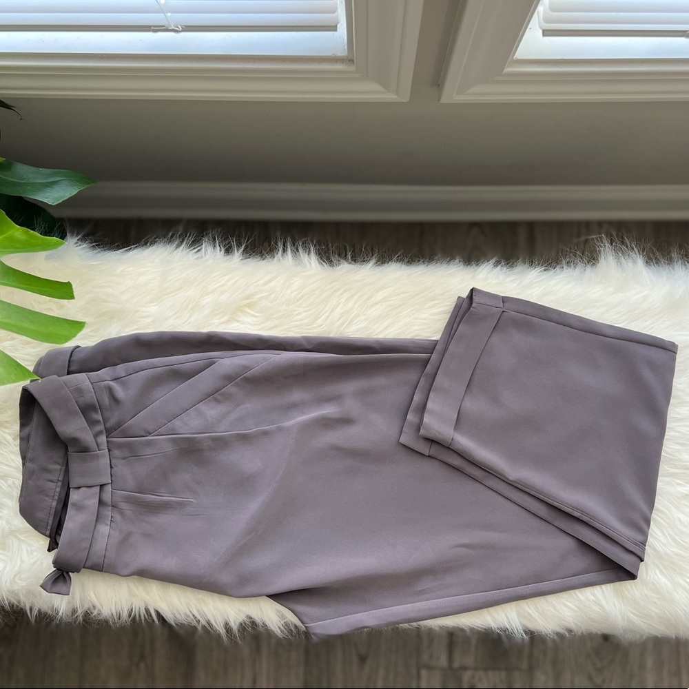 Lauren Conrad Belted Ankle Trouser